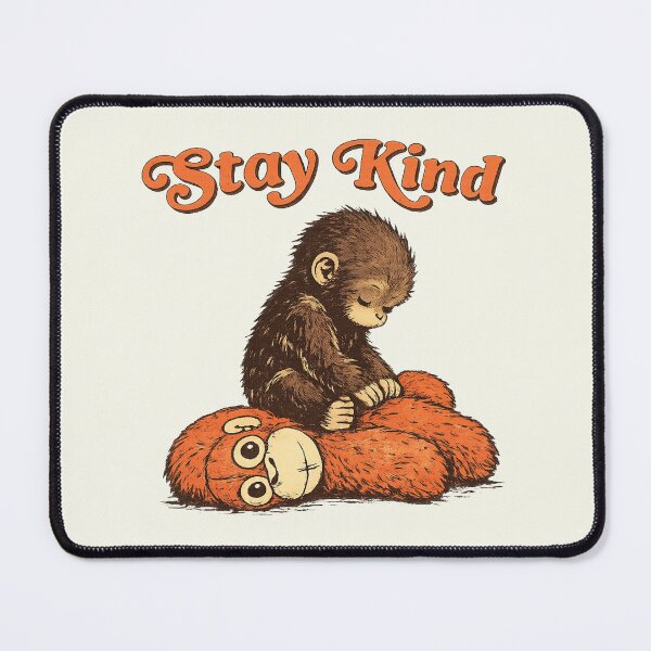 Item preview, Stay Kind Punch Baby Monkey Emotional Plush Toy Viral Emotional Funny Animal designed and sold by Kovav.