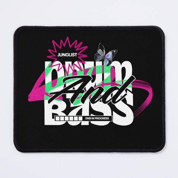 Item preview, DRUM AND BASS - Butterfly In Progress (White) designed and sold by Discothreadz.