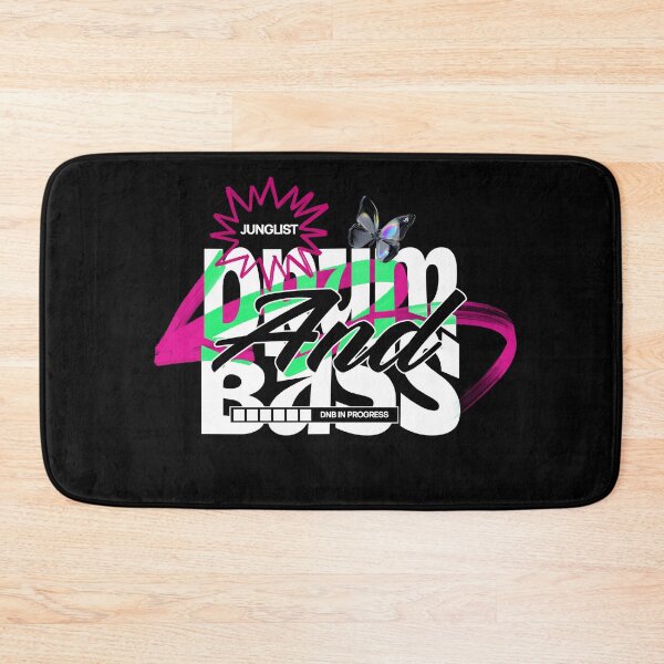 Item preview, DRUM AND BASS  - Butterfly In Progress (White) designed and sold by Discothreadz.
