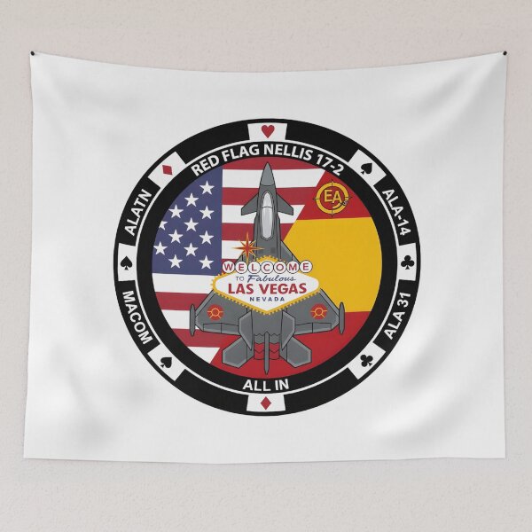Item preview, Red Flag Nellis 17-2 Military Exercise Commemorative Patch designed and sold by CharlieDesings.