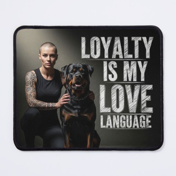Item preview, Loyalty Is My Love Language designed and sold by PetJoyPrintsCO.