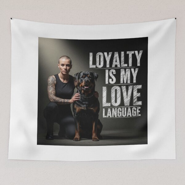 Item preview, Loyalty Is My Love Language designed and sold by PetJoyPrintsCO.