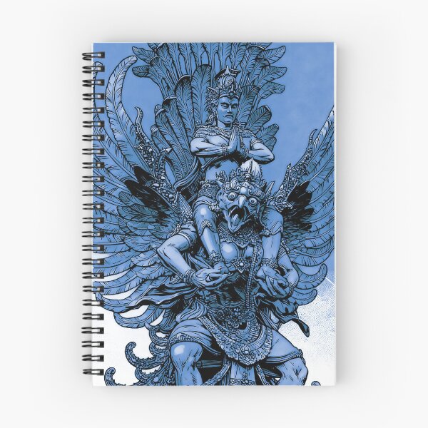 Item preview, blue line art barong bali digital art illustration designed and sold by sabartgunpla.