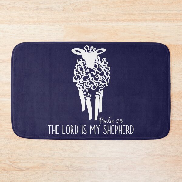 Item preview, Doodle White Sheep the Lord is My Shepherd designed and sold by Forevermore.