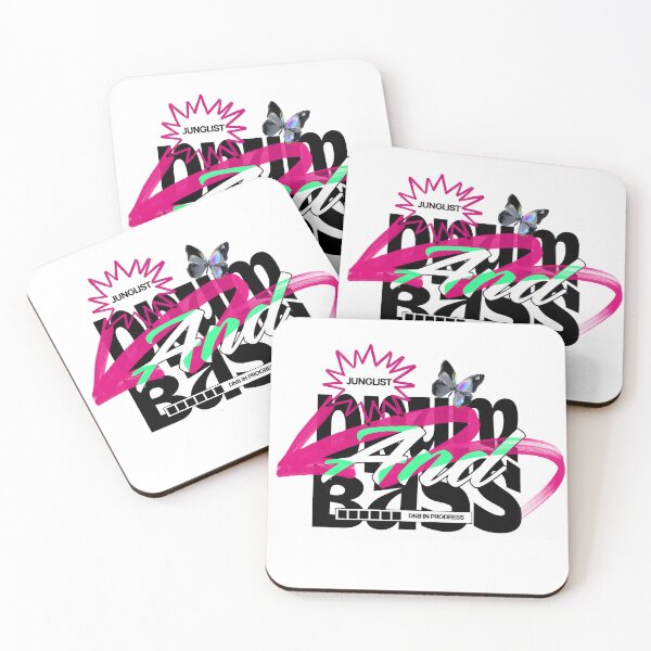 Item preview, DRUM AND BASS  - Butterfly In Progress (Black) designed and sold by Discothreadz.