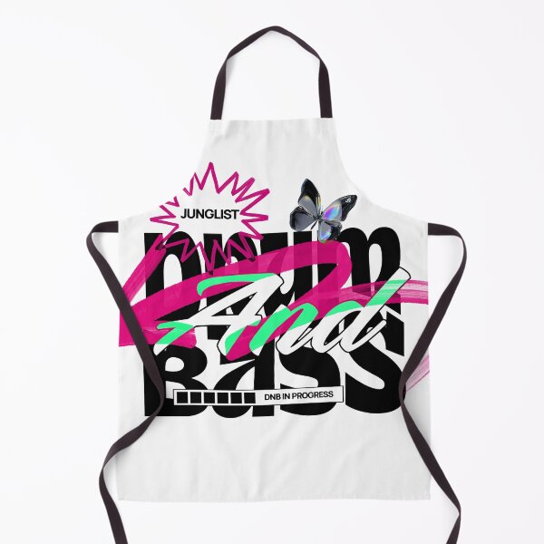 Item preview, DRUM AND BASS - Butterfly In Progress (Black) designed and sold by Discothreadz.