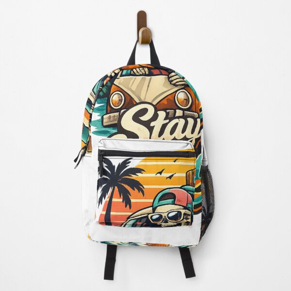Item preview, Stay Rad Retro Road Trip Skeleton designed and sold by EpicwaveDesigns.