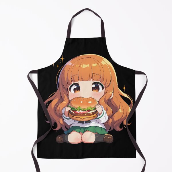 Item preview, Saori Takebe Girls und Panzer Chibi Burger Smile designed and sold by earlobejerk.