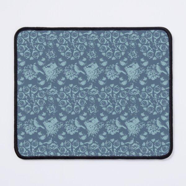 Item preview, Floral Travel Snapshots Clustered Light on Dark Teal designed and sold by Digitalmyth's Designs.