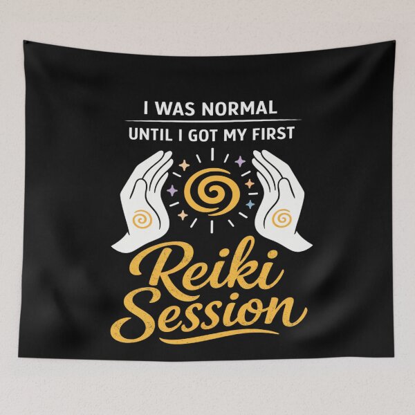 Item preview, I Was Normal Until My First Reiki designed and sold by FreshVibe Prints.