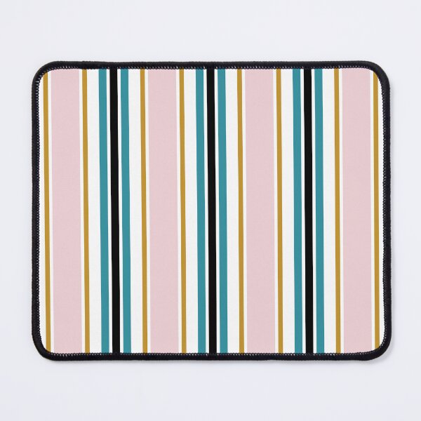 Item preview, Pink, teal and gold retro vertical stripes designed and sold by FatBirdie.