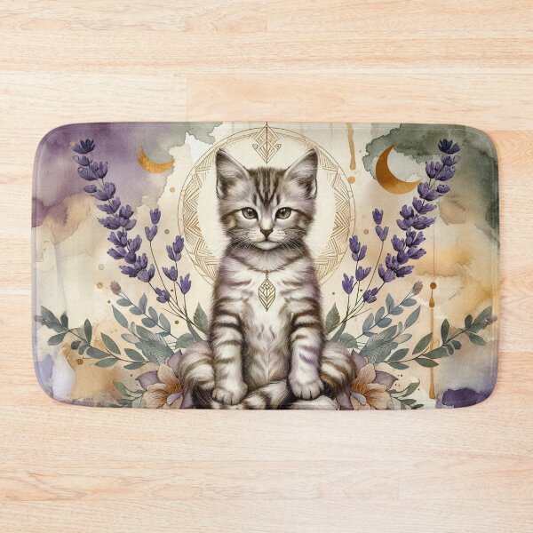 Item preview, Mystic Moonlit Kitty designed and sold by UrbanEpiphany.