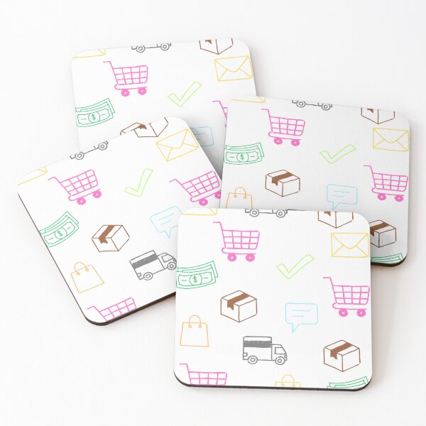Item preview, E-Commerce Life – Online Business Pattern designed and sold by Inkae Studio.