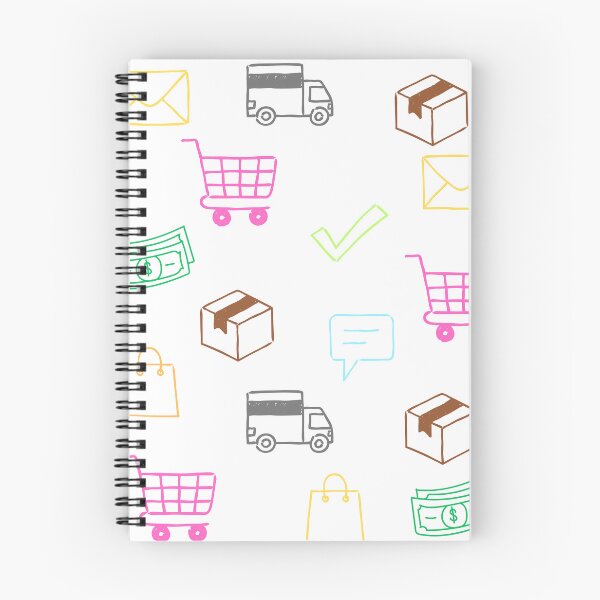 Item preview, E-Commerce Life – Online Business Pattern designed and sold by Inkae Studio.