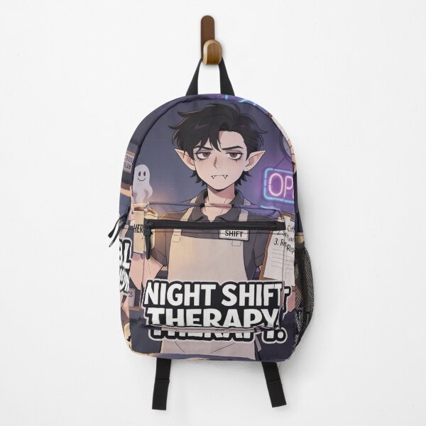 Item preview, Night Shift Therapy – Dracula with Burnout and Coffee designed and sold by Panda LuL Art.