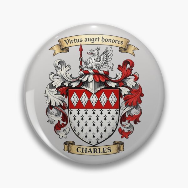 Item preview, The Charles Family Coat of Arms designed and sold by BagTown Clans.
