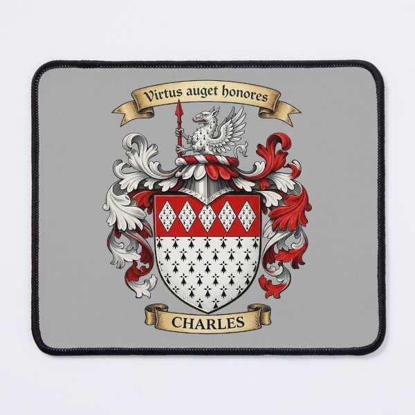 Item preview, The Charles Family Coat of Arms designed and sold by BagTown Clans.