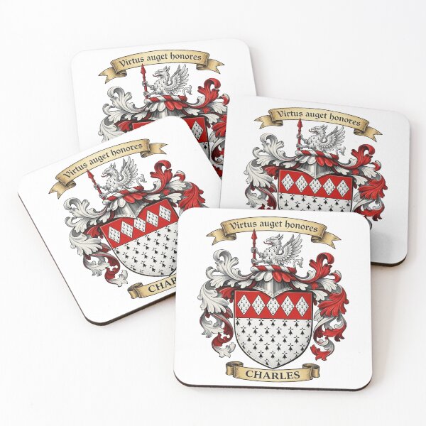 Item preview, The Charles Family Coat of Arms designed and sold by BagTown Clans.