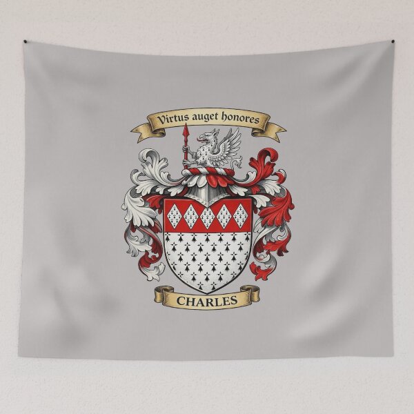 Item preview, The Charles Family Coat of Arms designed and sold by BagTown Clans.