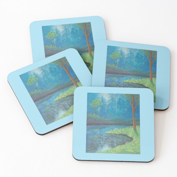 Item preview, Reflections Acrylic Painting designed and sold by Sachie's Studio.