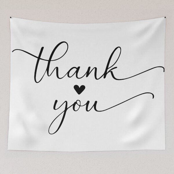 Item preview, Thank You Heart Hand Lettering, Thank You Sticker, Gratitude Typography, Appreciation Quote Design, Minimal Script Thank You designed and sold by PnrArtDesign.