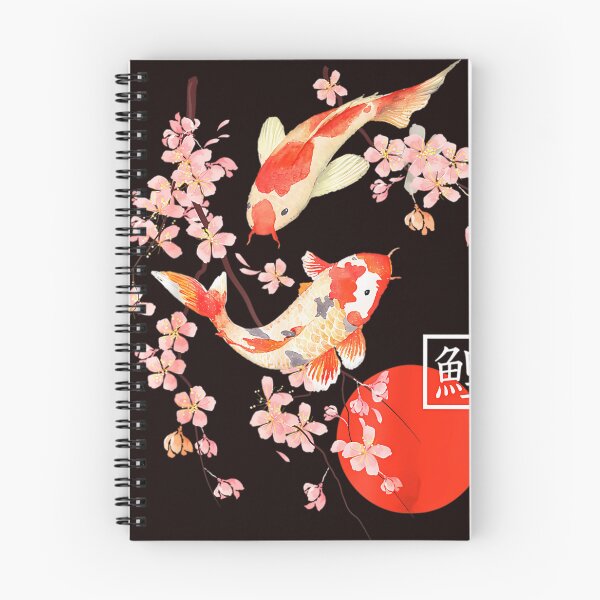 Item preview, Cherry Blossom Koi Carp Fish Japanese Sakura designed and sold by Draxel X.