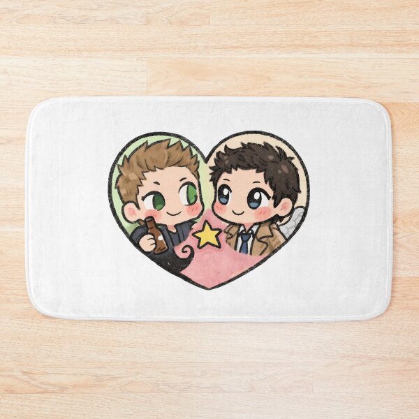 Item preview, Cute Dean Winchester & Castiel Comic Heart Supernatural  designed and sold by Reyxava.