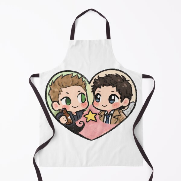 Item preview, Cute Dean Winchester & Castiel Comic Heart Supernatural designed and sold by Reyxava.