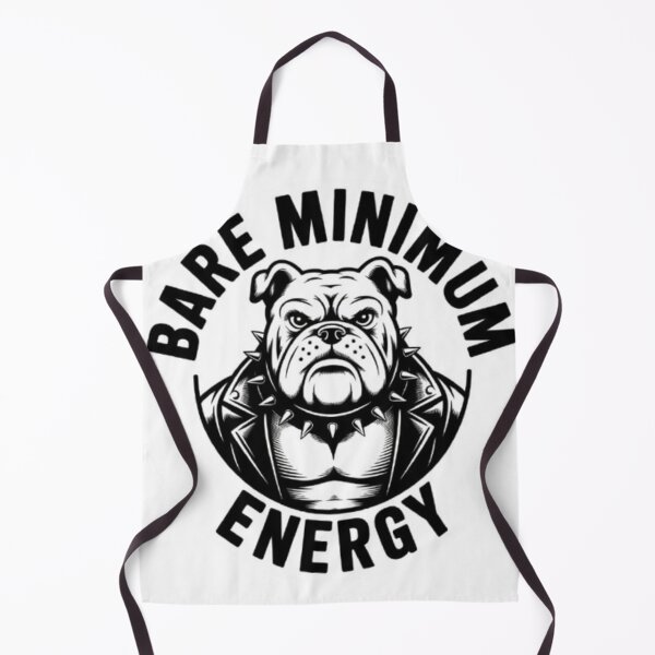 Item preview, Bare Minimum Energy Bulldog Punk Graphic Tee designed and sold by NewUSShop.