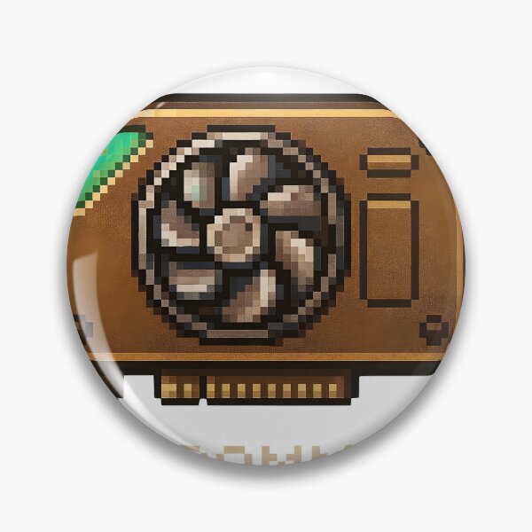 Item preview, Vintage computer graphics card with pixel art design designed and sold by Creative88Art.
