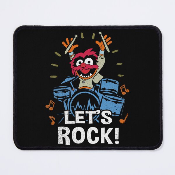 Item preview, The Muppets Animal Let''s Rock Drums Distressed Logo  designed and sold by ColbyAida.