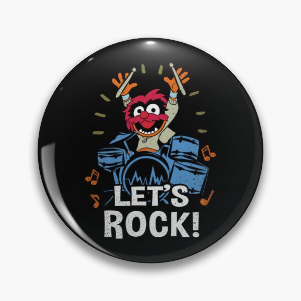 Item preview, The Muppets Animal Let''s Rock Drums Distressed Logo  designed and sold by ColbyAida.