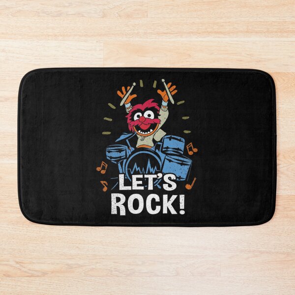 Item preview, The Muppets Animal Let''s Rock Drums Distressed Logo  designed and sold by ColbyAida.