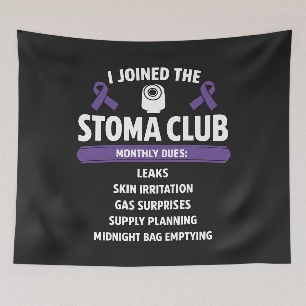 Item preview, I Joined The Stoma Club Humor designed and sold by FreshVibe Prints.