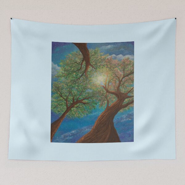 Item preview, Moon Glow Acrylic Painting designed and sold by Sachie's Studio.