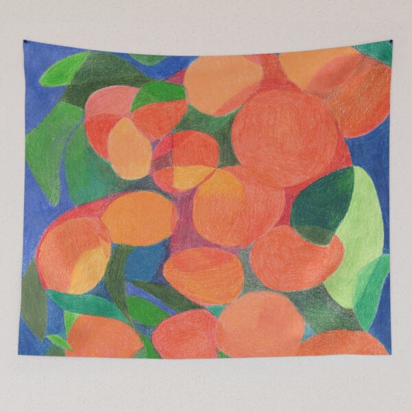 Item preview, Orange Abstract Spots designed and sold by leahgay.