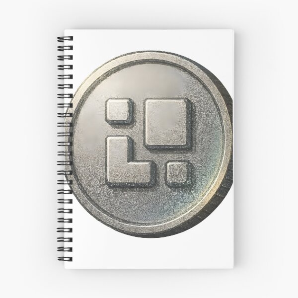 Item preview, Metallic QR code symbol on silver coin background designed and sold by Creative88Art.