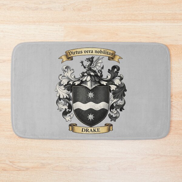 Item preview, The Drake Family Coat of Arms designed and sold by BagTown Clans.