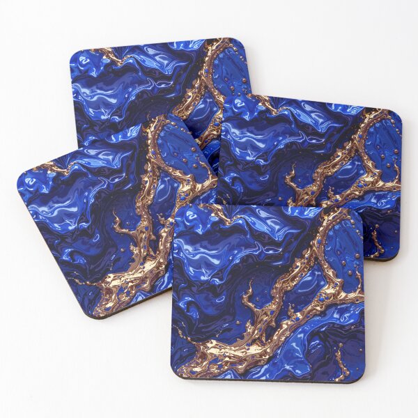 Item preview, 3D Illusion – Golden Sapphire Flow – 8K Exclusive Edition designed and sold by NK-Studios .
