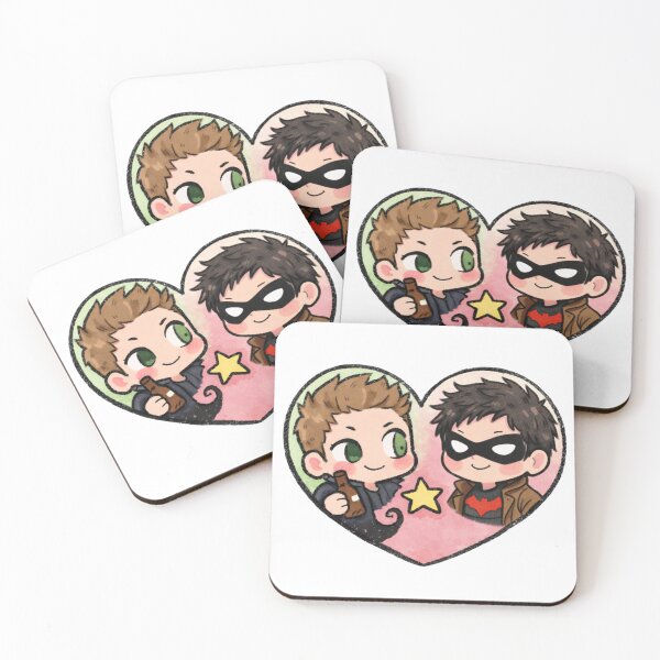 Item preview, Dean Winchester & Red Hood Jason Todd Crossover Fan Art designed and sold by Reyxava.