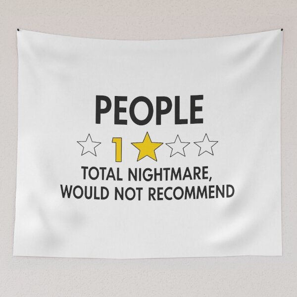Item preview, One Star People Review designed and sold by Pollock.