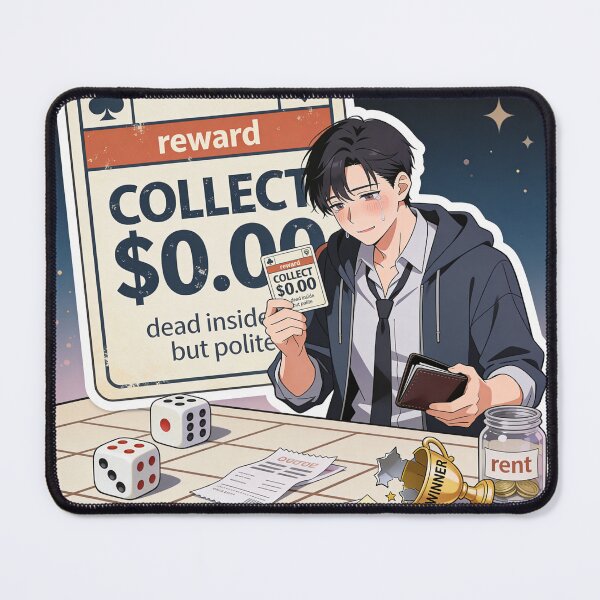 Item preview, Charge $0.00 – The Game of Capitalism (But Without a Prize) designed and sold by Panda LuL Art.