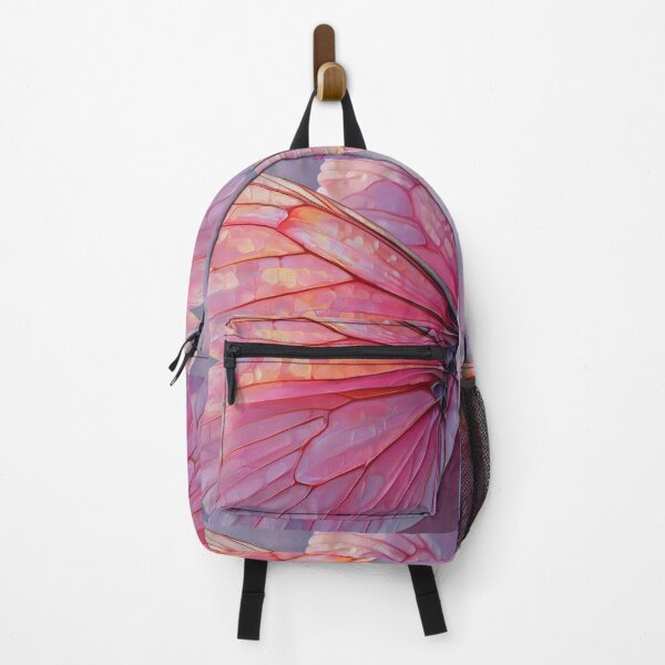 Item preview, Stunning oil painting of pink butterfly wings designed and sold by dcrc.