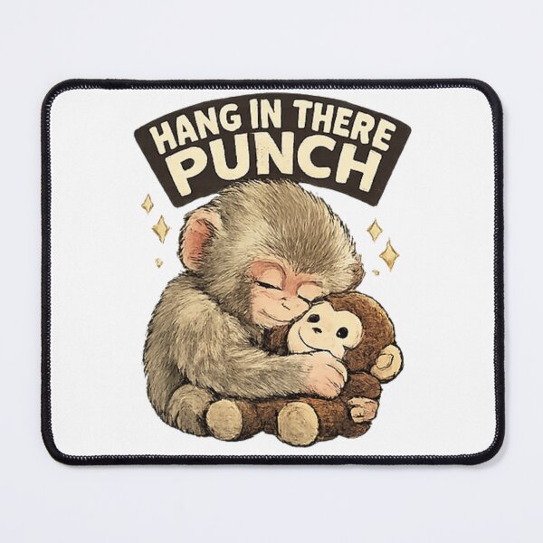 Item preview, Punch: The Abandoned Baby Monkey - Little Monkey designed and sold by MJOSTORE.