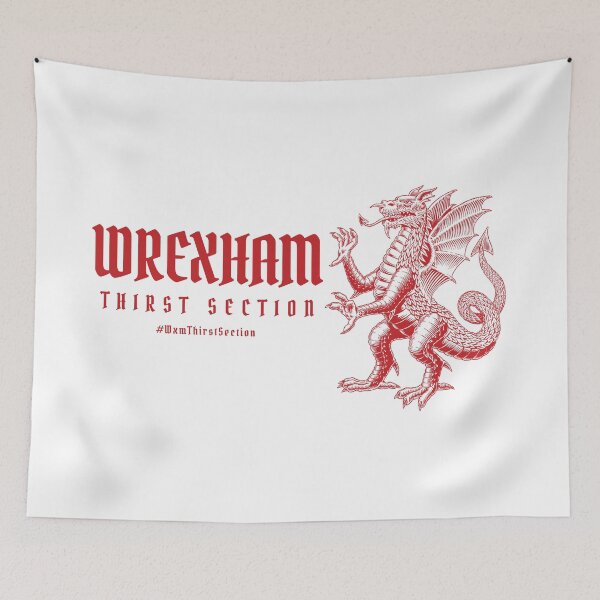 Item preview, Wrexham Thirst Section Illustration (red) designed and sold by Yarbtina for The Wrexham Thirst Section.