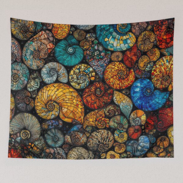 Item preview, Vibrant Nautilus Shells designed and sold by JPugliese.