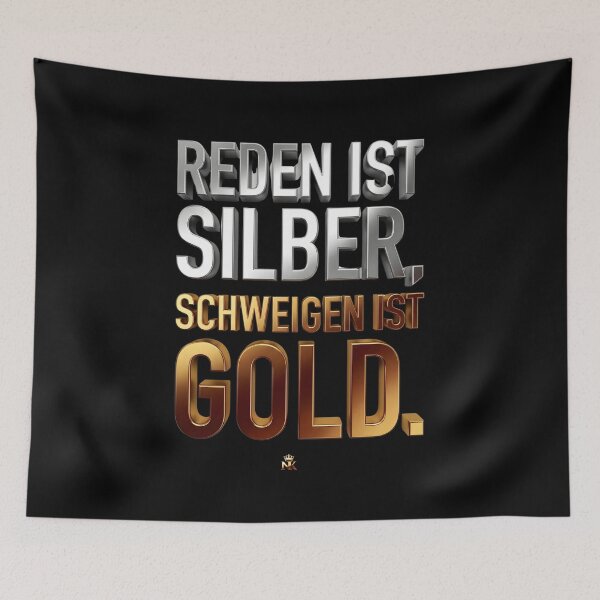 Item preview, Speech is silver, silence is golden (3D optics) designed and sold by NK-Studios .