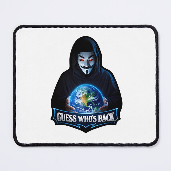Item preview, Guess Who's Back – Hacker Mask World Control Dark Sticker designed and sold by MihajloMiX99.