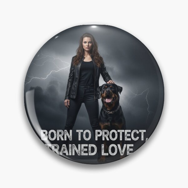 Item preview, Born to Protect, Trained to Love designed and sold by PetJoyPrintsCO.