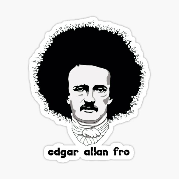 Edgar Allan Fro Sticker